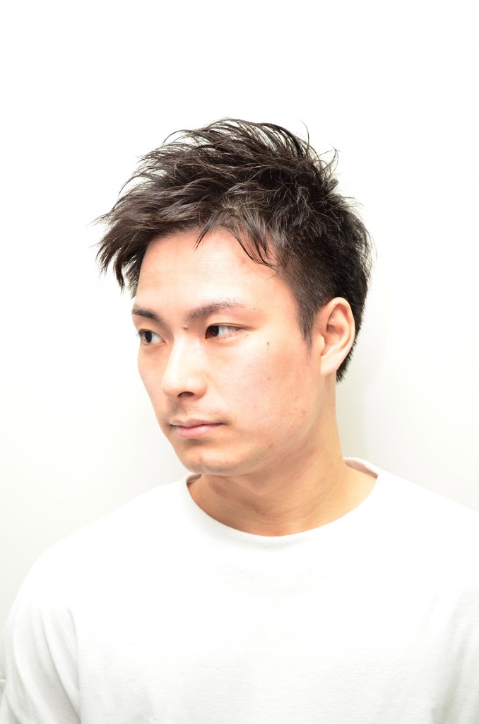 メンズサマースタイル 爽やか束感,メンズショート,ツーブロック★心斎橋 メンズサロン SEVEN